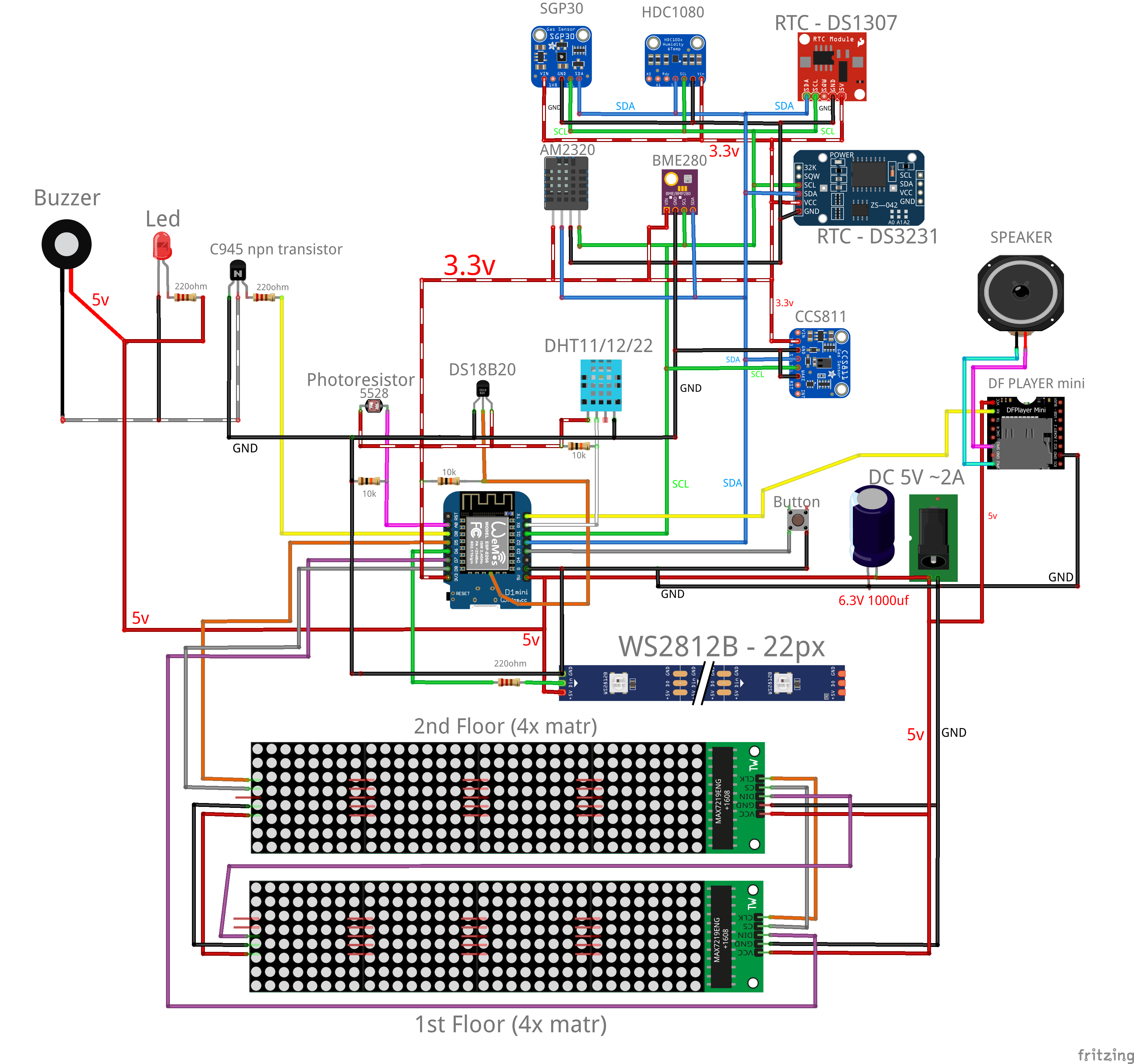 GitHub - lyovav/Weather-station-on-ESP8266-and-MAX7219-matrix