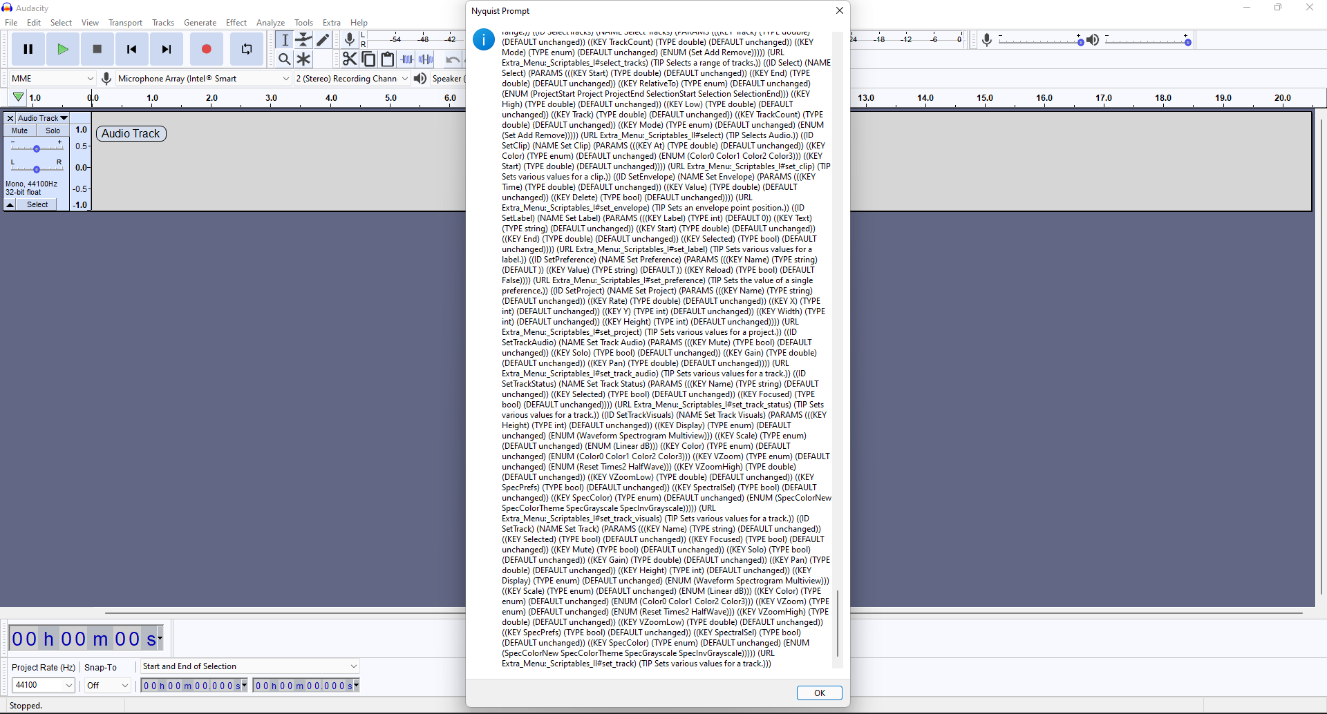 Resizable message window for Nyquist plug-ins · Issue #2413 · audacity ...