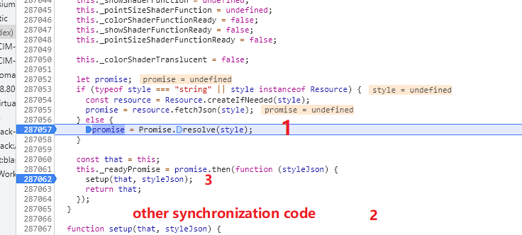 when.resolve().then and Promise.resolve().then are executed in a ...