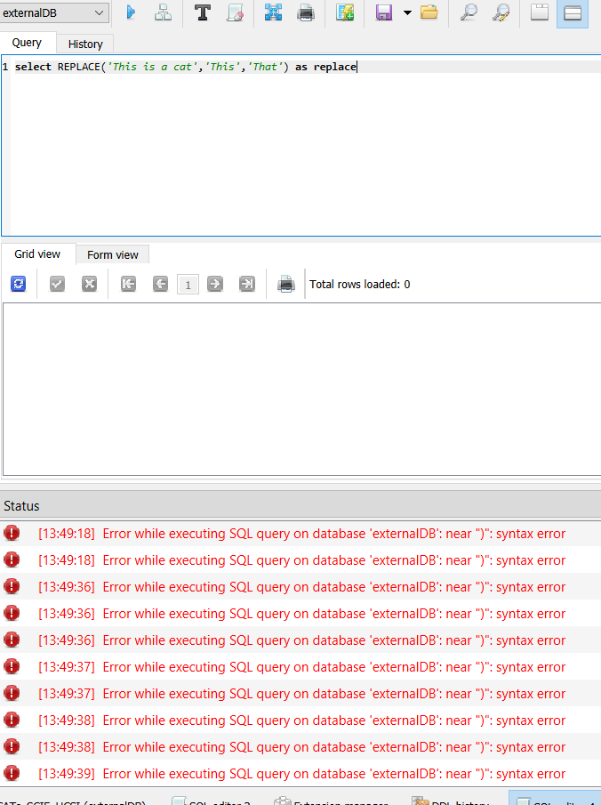 Replace Function Error Issue 4748 Pawelsalawa sqlitestudio GitHub Replace function error issue 4748 pawelsalawa sqlitestudio github