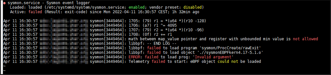 sysmon_service_details