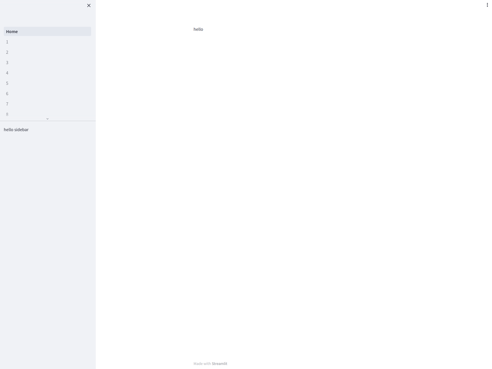 Add function to set the height of the sidebar separator with multipage