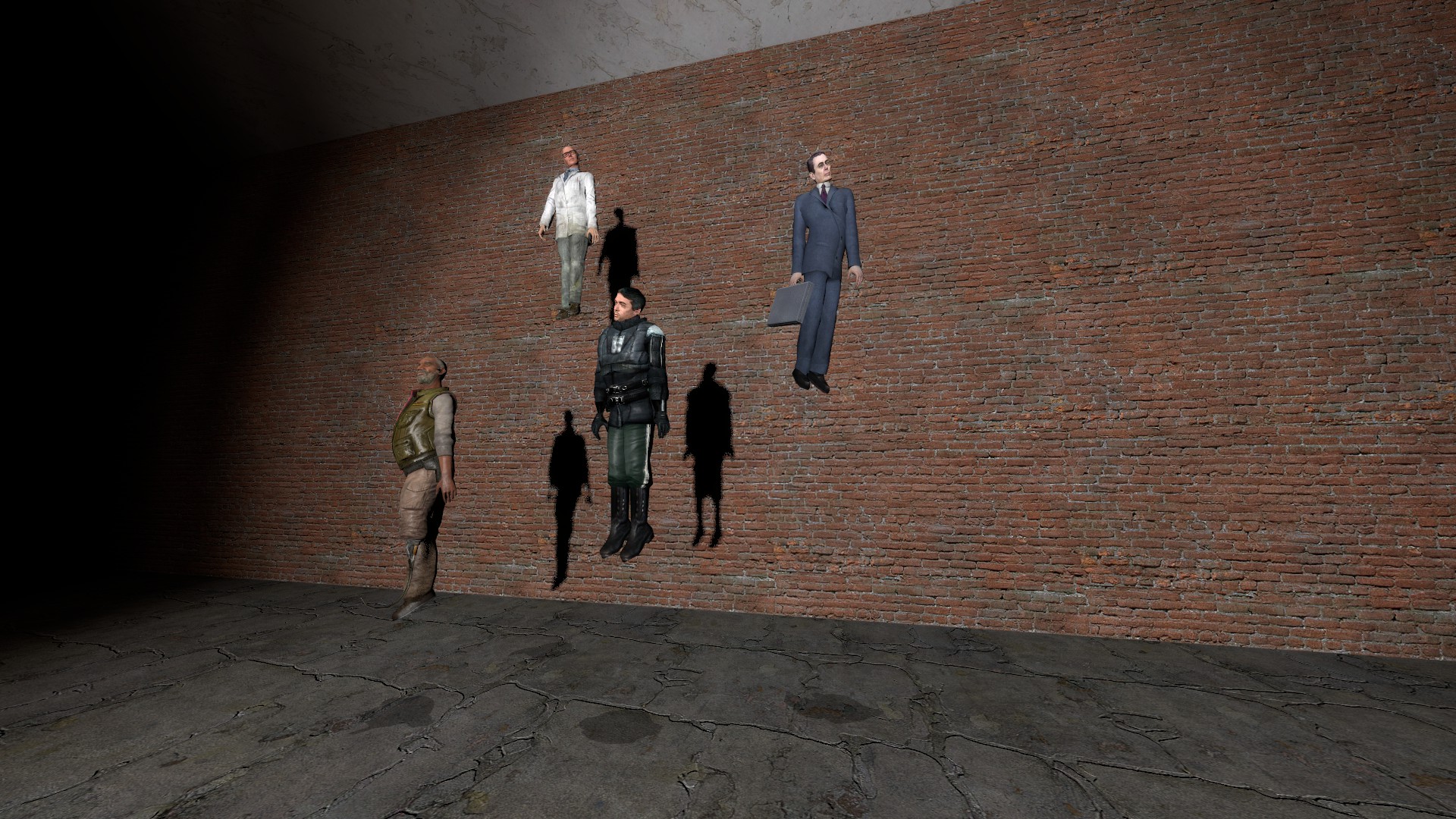 Default GMan ragdoll doesn't cast shadows in lamps · Issue 5185