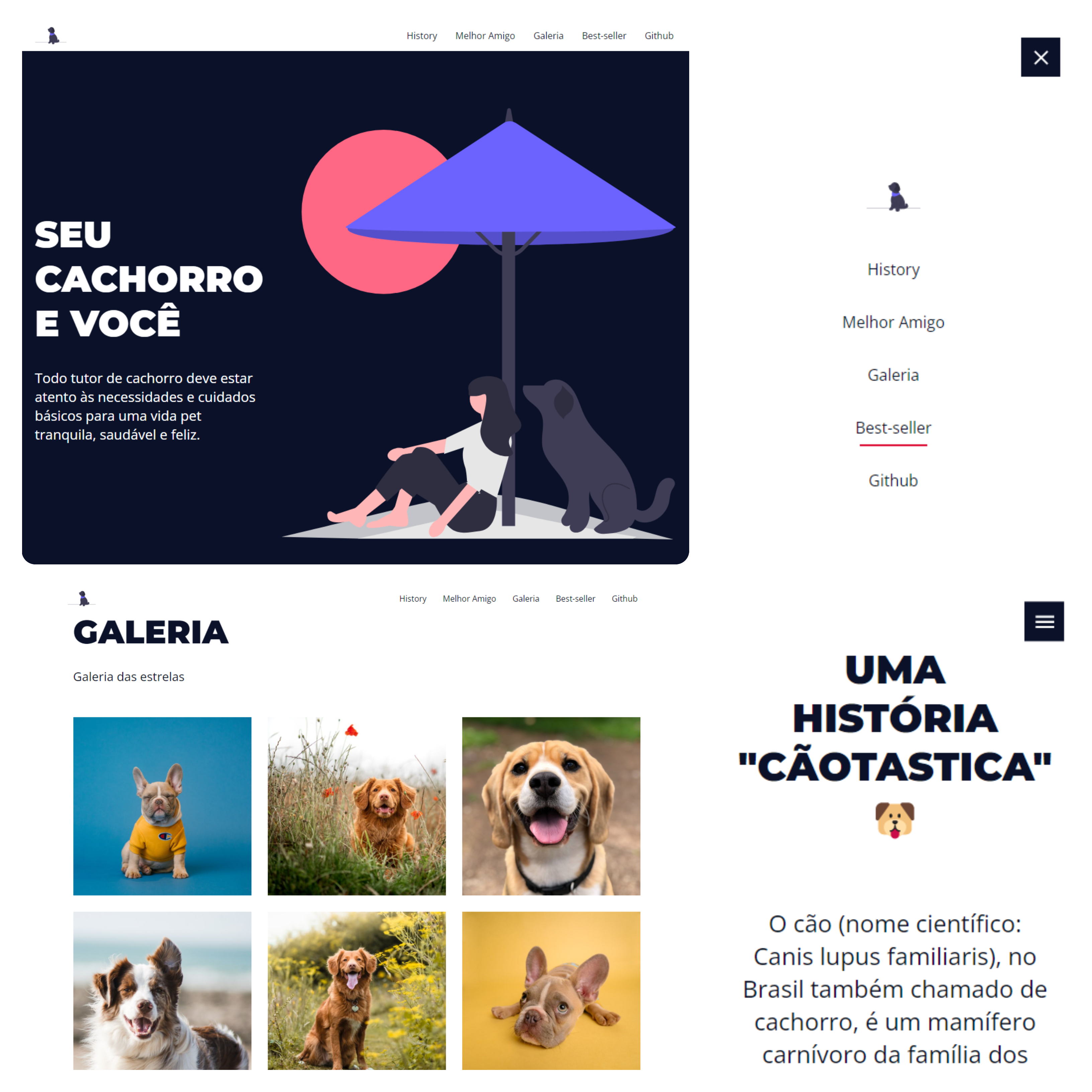 GitHub - victorHQ/landing-page-doggy: Landing Page com ReactJS - Vite