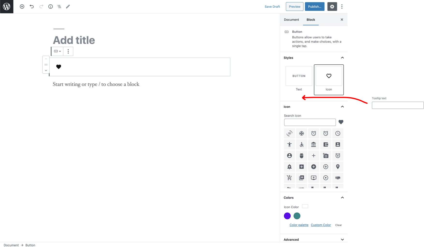 Icon buttons should have Materialstyled tooltips · Issue 7 · material
