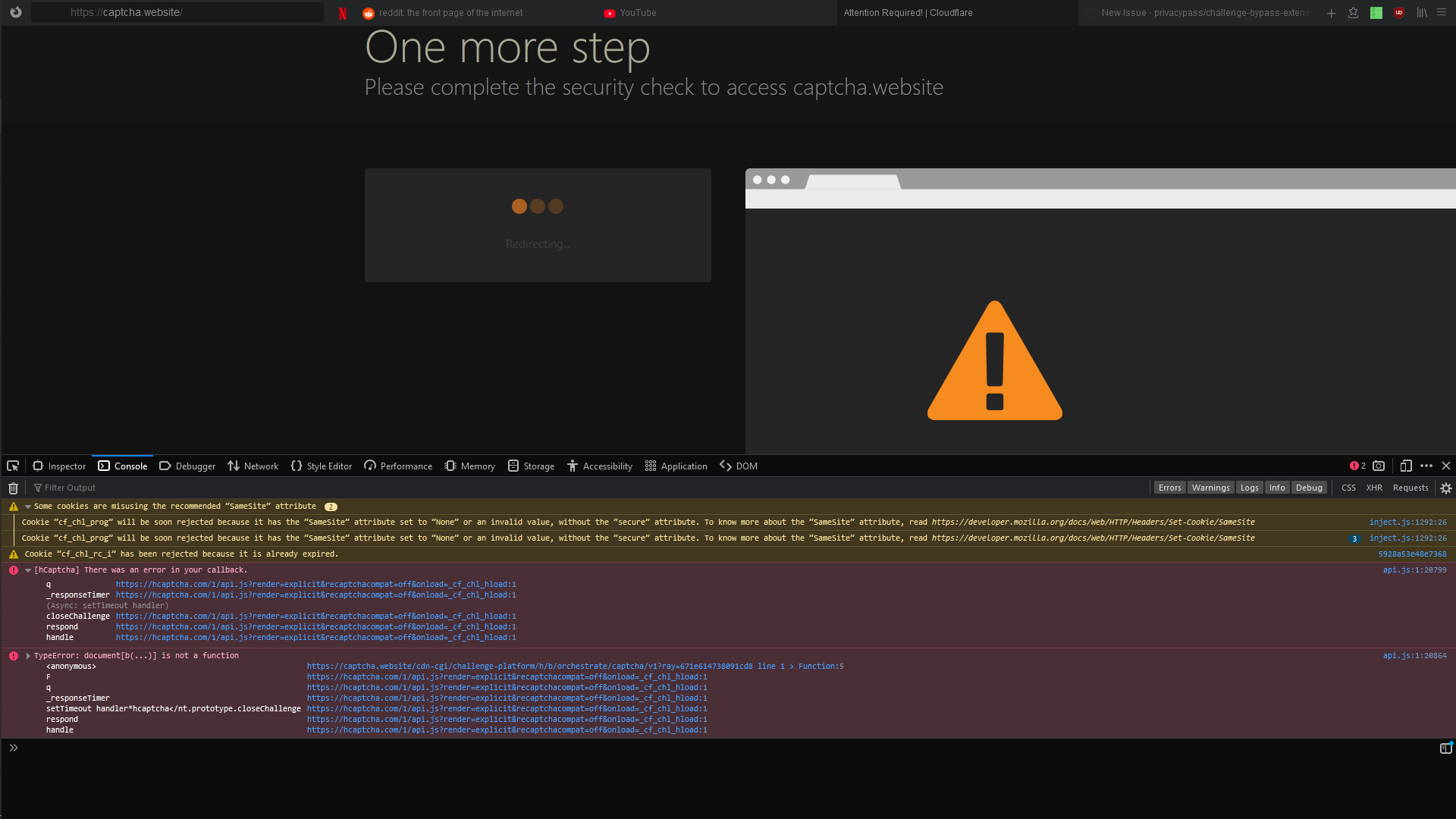 Not working anymore on Firefox v90.0.1 · Issue #243 · privacypass ...