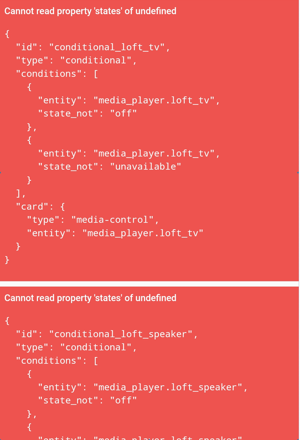 Lovelace: conditional cards leave empty column when hidden · Issue ...