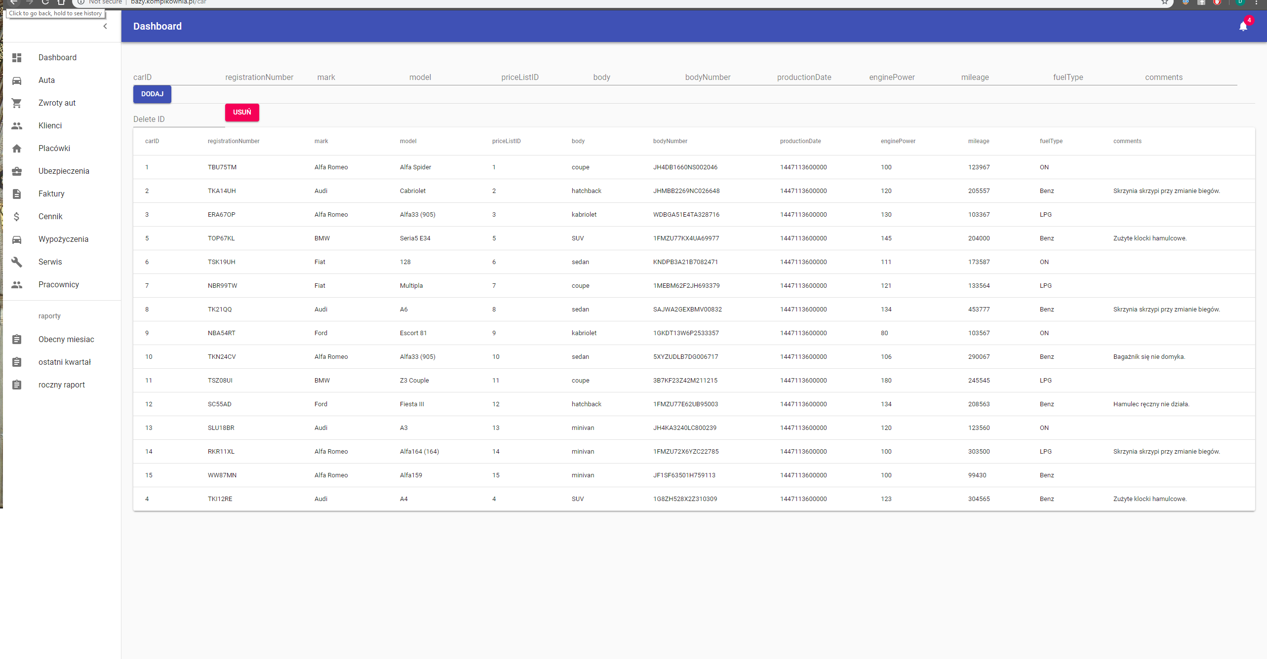 rentalApp