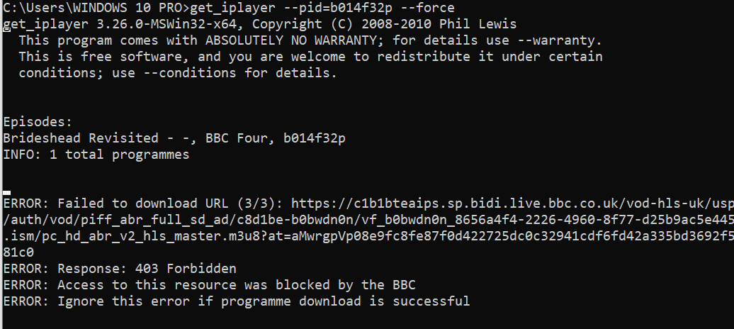 download error: 403 Forbidden · Issue #378 · get-iplayer/get_iplayer ...