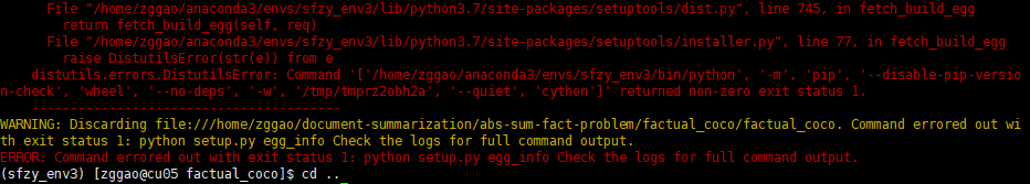 Issue when install fairseq · Issue #1 · xieyxclack/factual_coco · GitHub