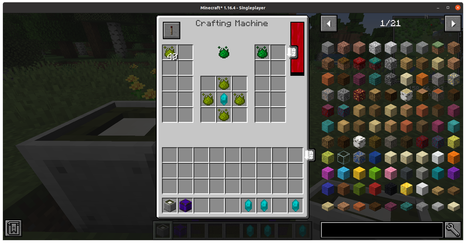 Crafting Machine consuming entire item instead of lowering durability ...