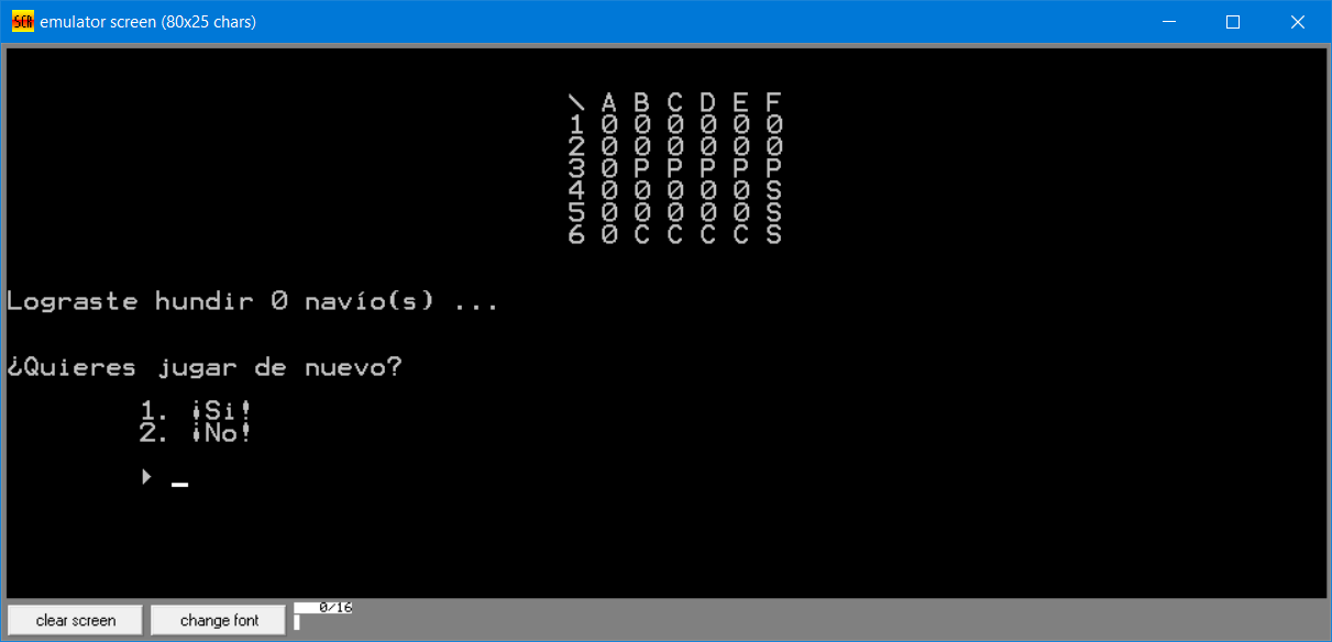 GitHub - jxpita/Batalla-Naval: Juego "Batalla Naval" simulado en emu8086.