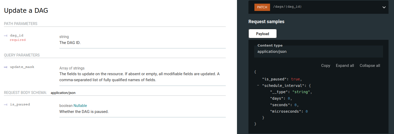 Redoc API docs show mis-leading/wrong examples for what fields are ...