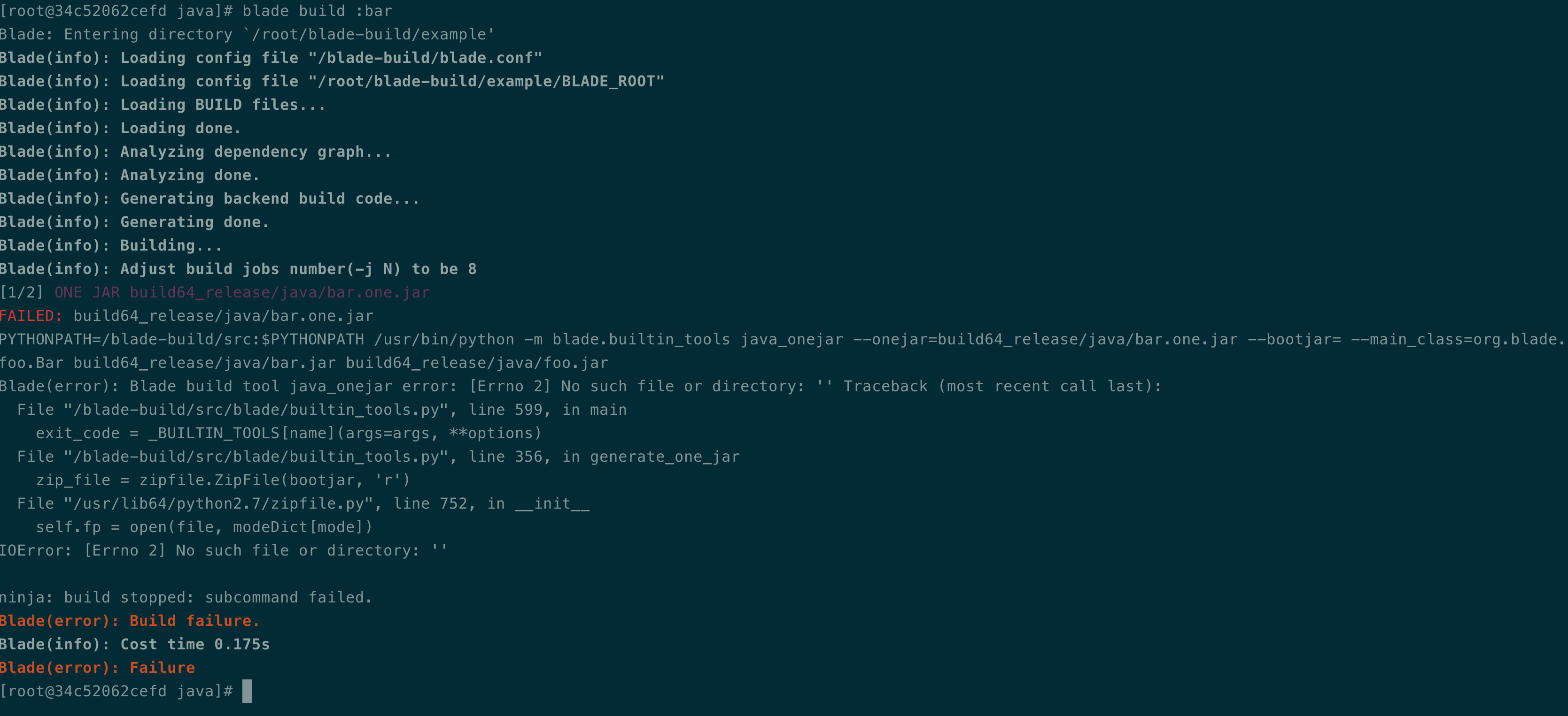 构建仓库中的example/java/示例出错 · Issue #918 · blade-build/blade-build · GitHub