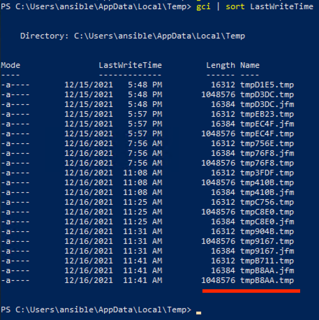 win_security_policy cannot find secedit.ini from exported tmp file ...