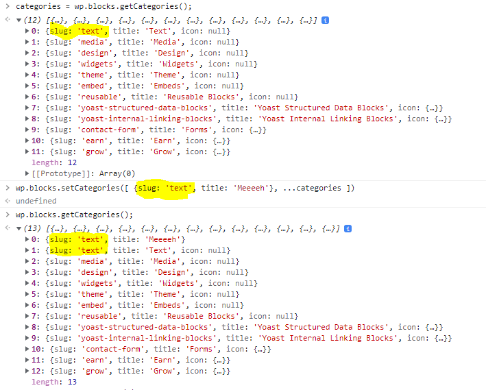 Block categories are not unique · Issue #50061 · WordPress/gutenberg ...