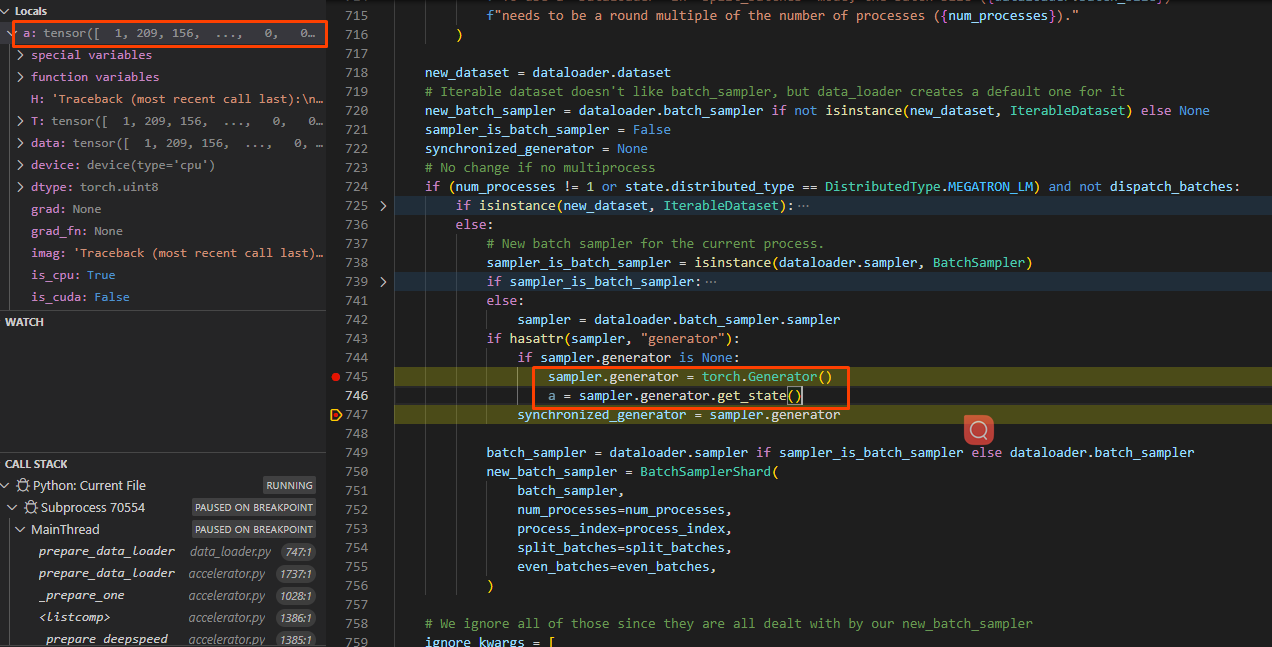How to manually set the seed of randomsampler generator when training