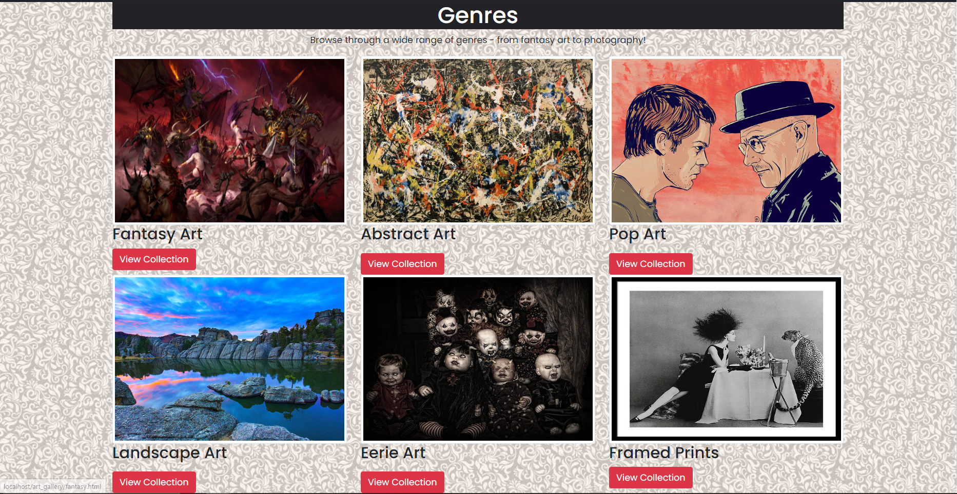GitHub - Javiebear/Art_Gallery