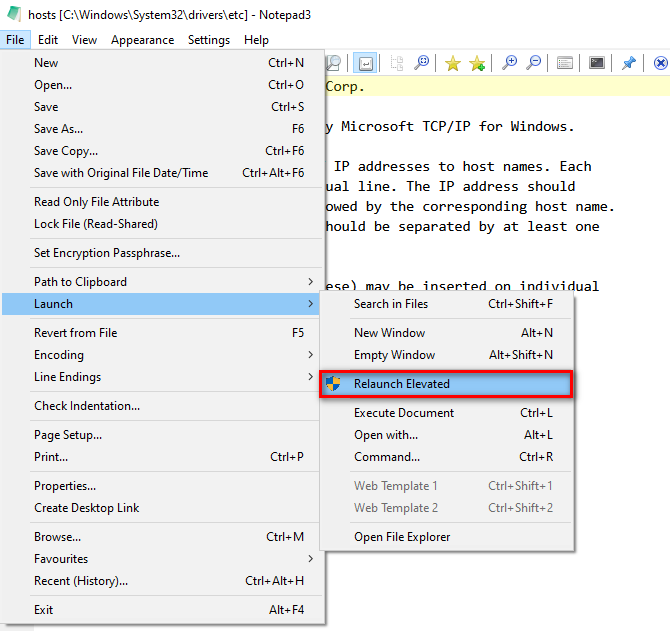 Unable to access hosts normally · Issue #3276 · rizonesoft/Notepad3 ...