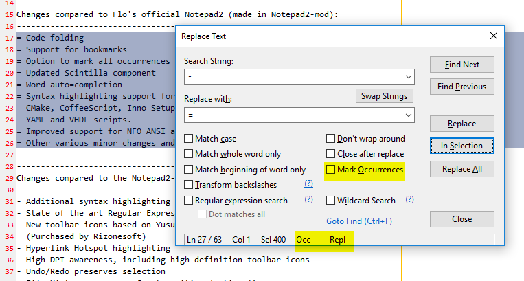 Suggestion: Find/Replace dialog · Issue #225 · rizonesoft/Notepad3 · GitHub