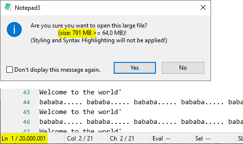 Size_0 8 GB (761 MB - 20 000 001 lines)