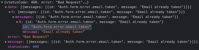 If I create a user with the same Username I have the bad error · Issue ...