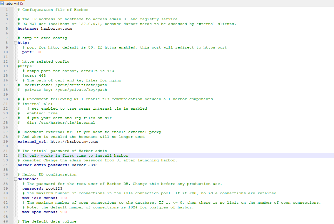 Use admin and Harbor12345 to Login, respone 401 Unauthorized · Issue ...