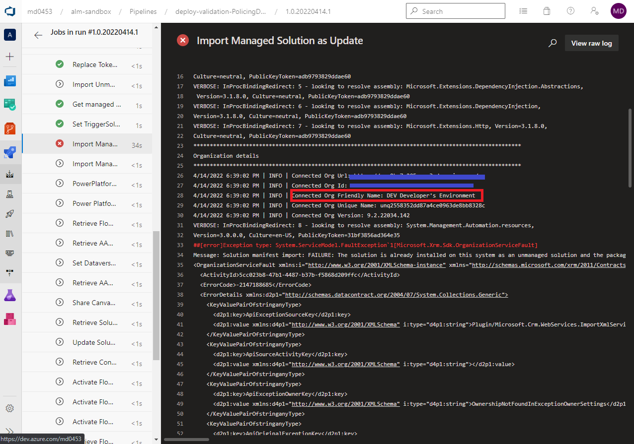 [ALM Accelerator - QUESTION] Can't Deploy Solution To TEST · Issue ...