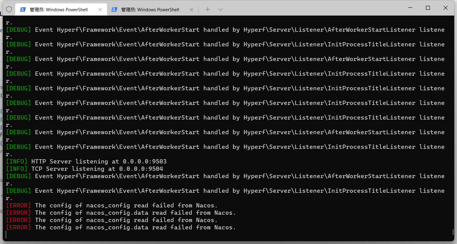 JsonRpc微服务nacos[BUG] · Issue #4665 · hyperf/hyperf · GitHub