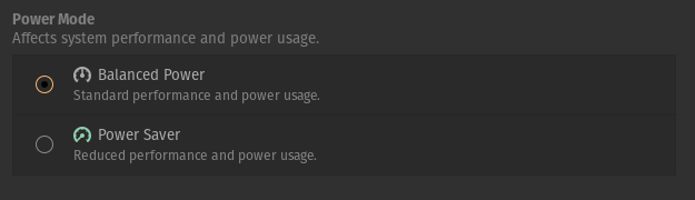 Decide what to do with Power Profiles in Gnome Settings · Issue #192 ...