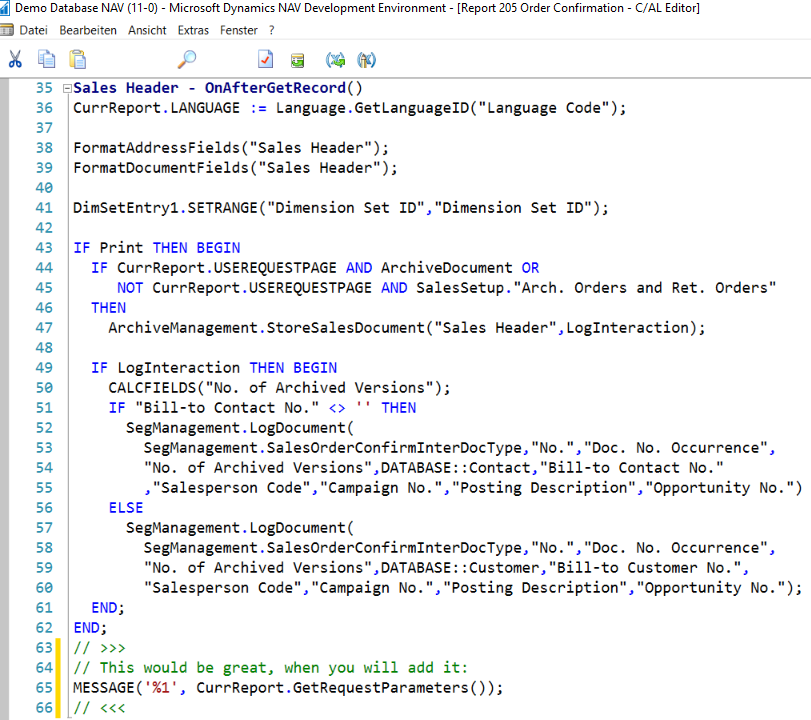 Suggestion: Get Request Page Parameters in CurrReport · Issue #1252 ...