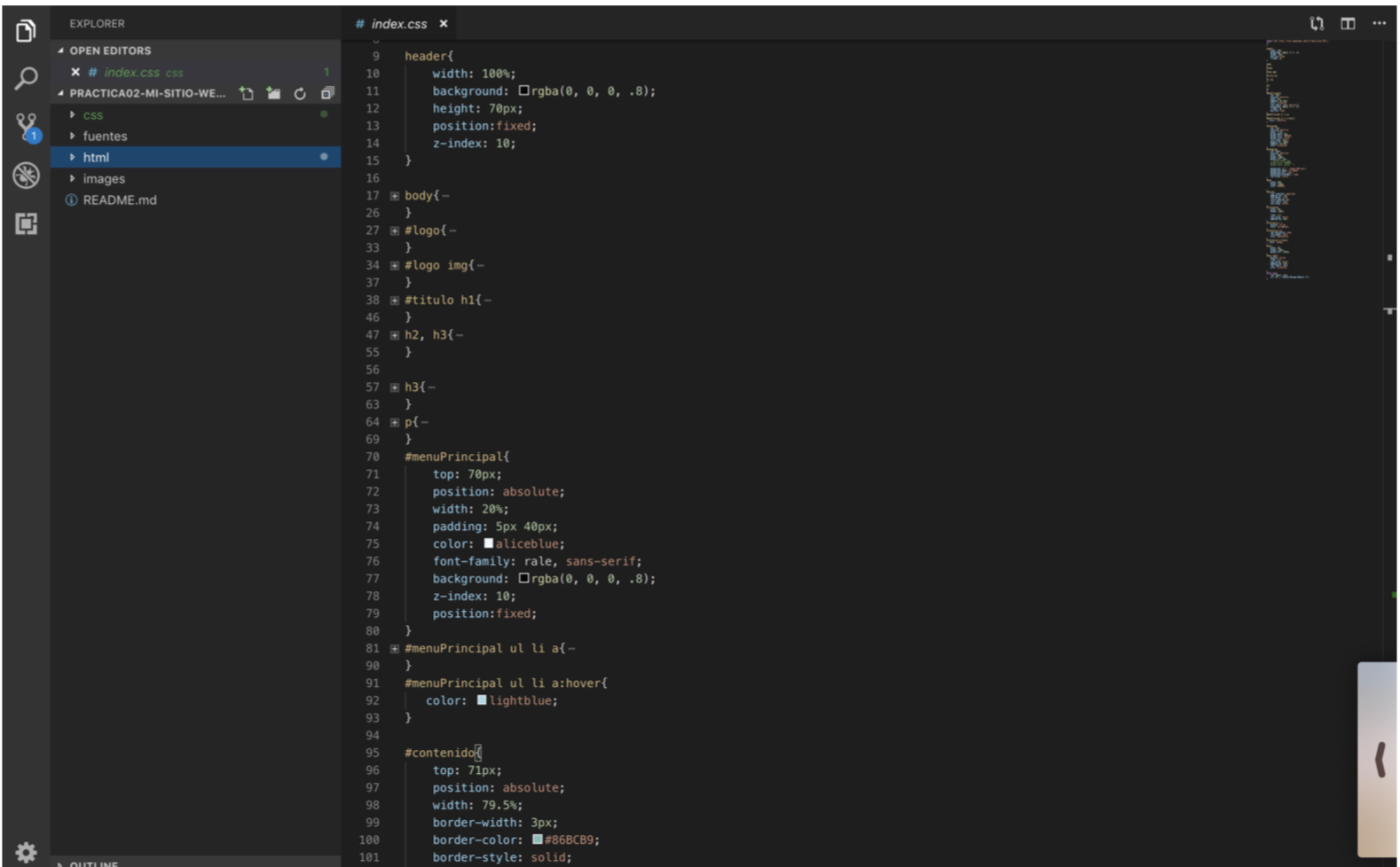 GitHub - ChristianMocha/Practica02-Mi-Sitio-Web-CSS-: practica html ...