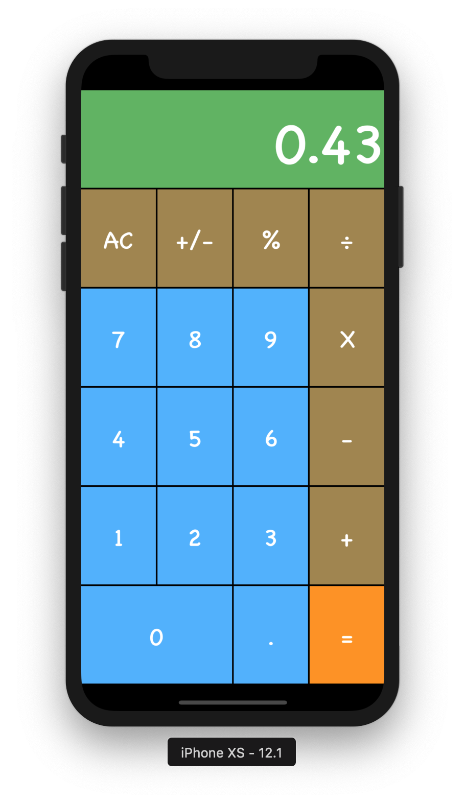 GitHub - elliottgriff/Calculator: iOS Calculator clone