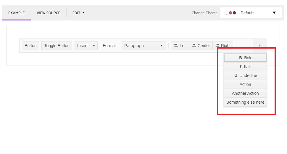 ToolBar issues related to the new styling options · Issue #3095 ...