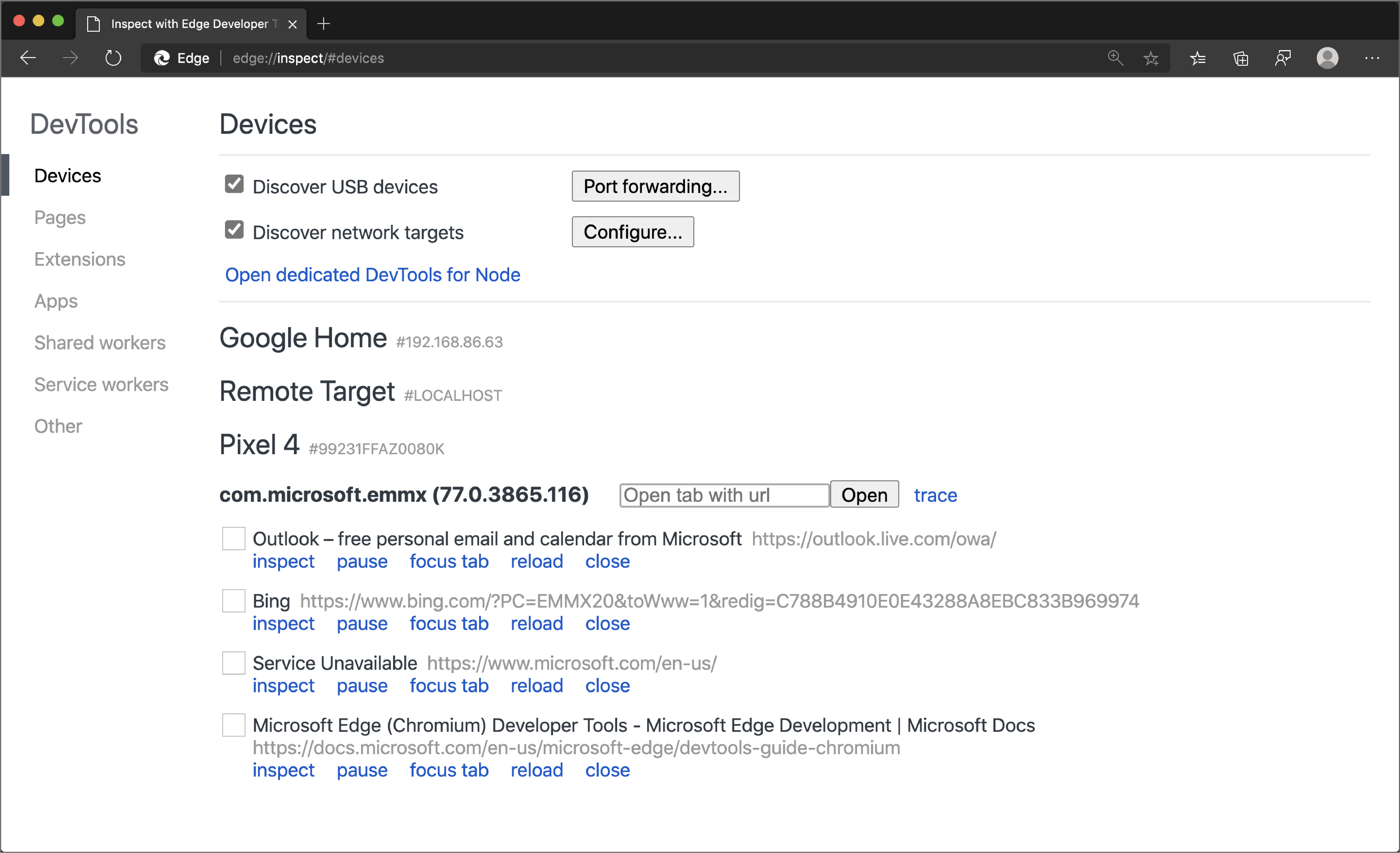 update remote device · Issue #710 · MicrosoftDocs/edge-developer · GitHub