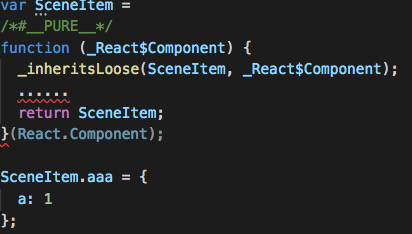 static class properties is not in __PURE__? (@babel/plugin-proposal ...