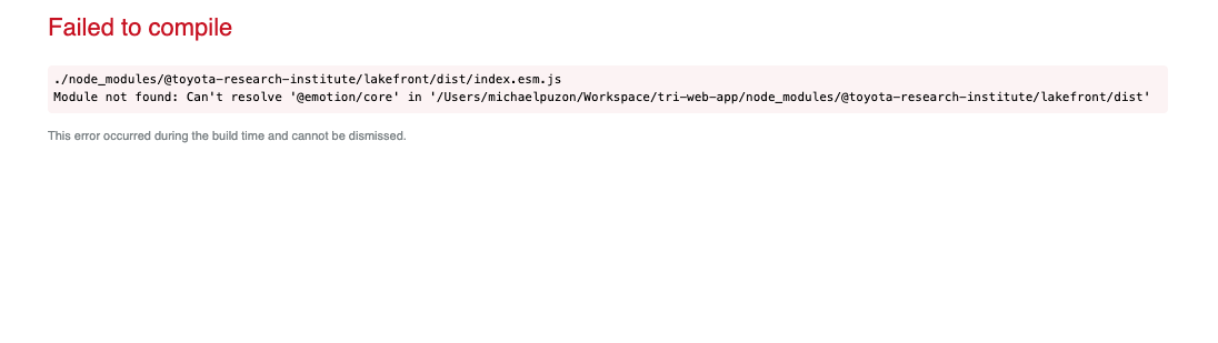 Missing dependency from fresh Lakefront install · Issue #73 · woven ...