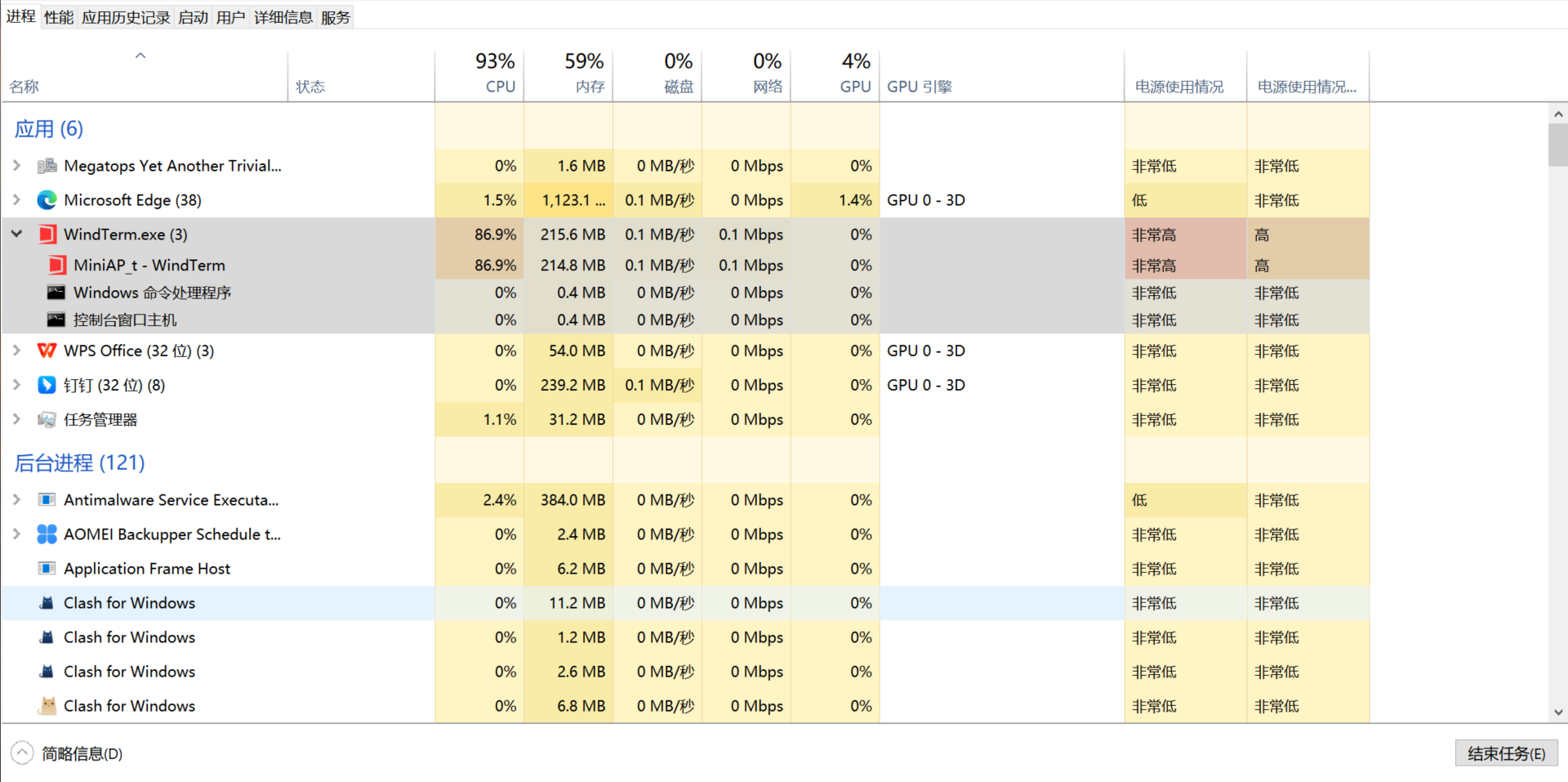 WindTerm 2.6.0 Prerelease 1 CPU占用特别高 · Issue #1541 · kingToolbox ...