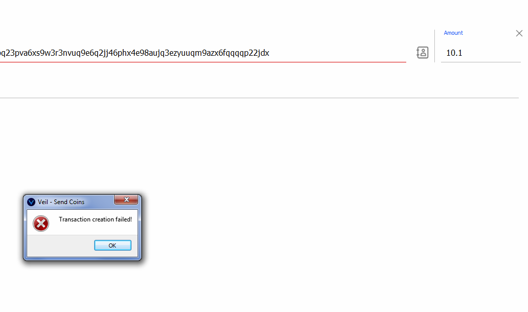 Issue: Broken Spend Function · Issue #489 · Veil-Project/veil · GitHub