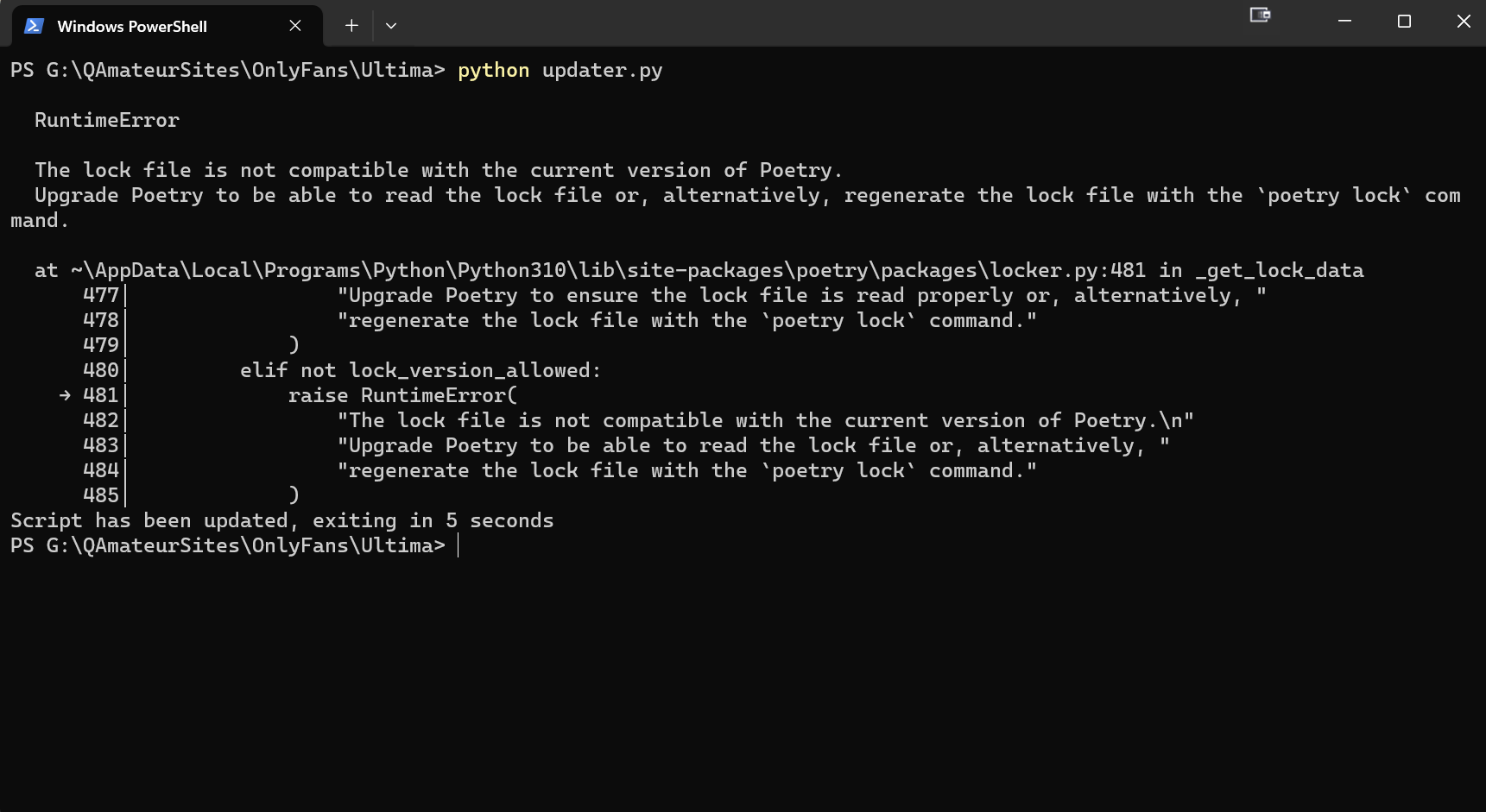Poetry Lock No Update _ What is the difference between `poetry lock ...