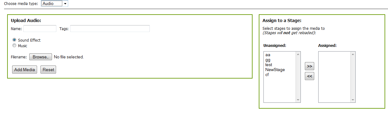 assign media to stage during upload · Issue #17 · upstage-org/upstage ...