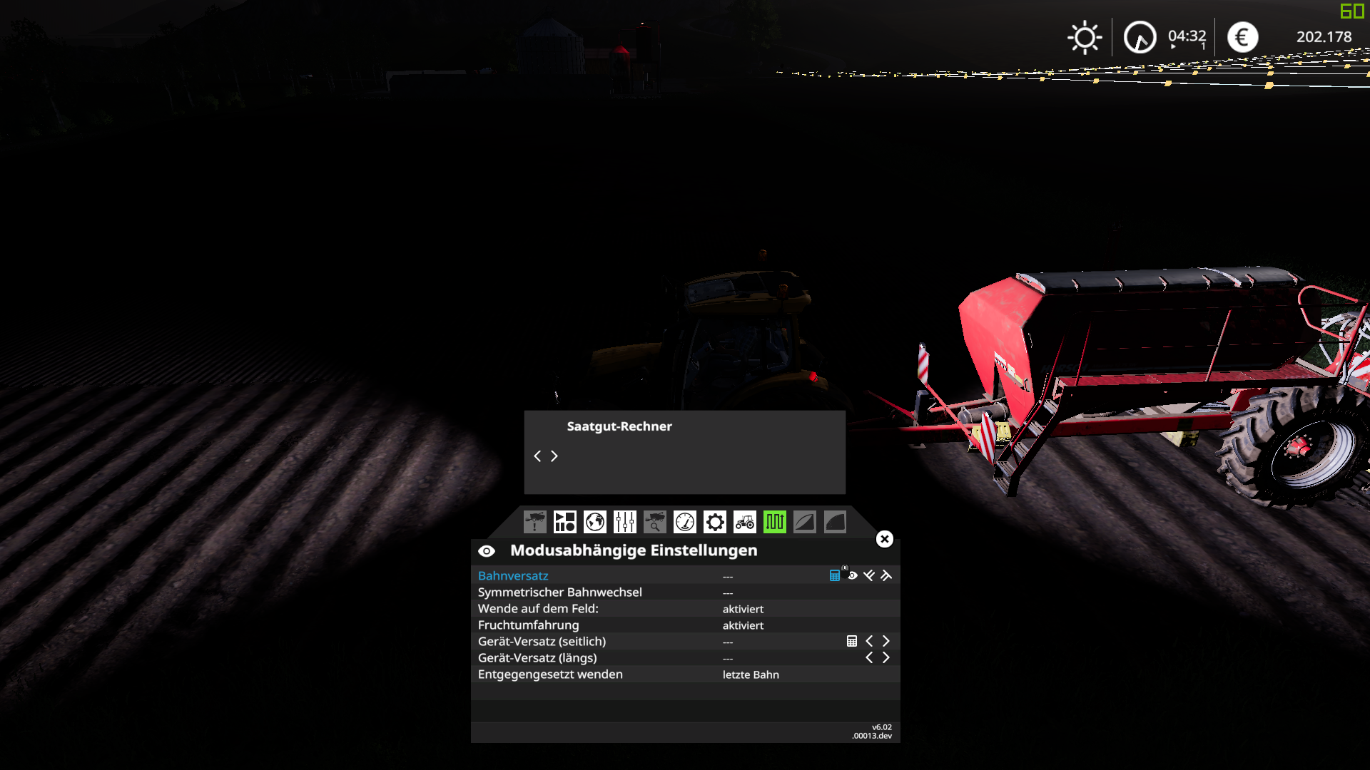 HUD Seed Calculator button shows up on first start but not when mode