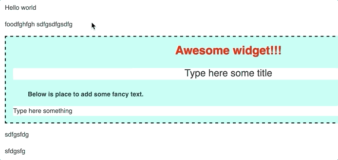 [Firefox] Selecting text + widget and typing does not replace selected ...