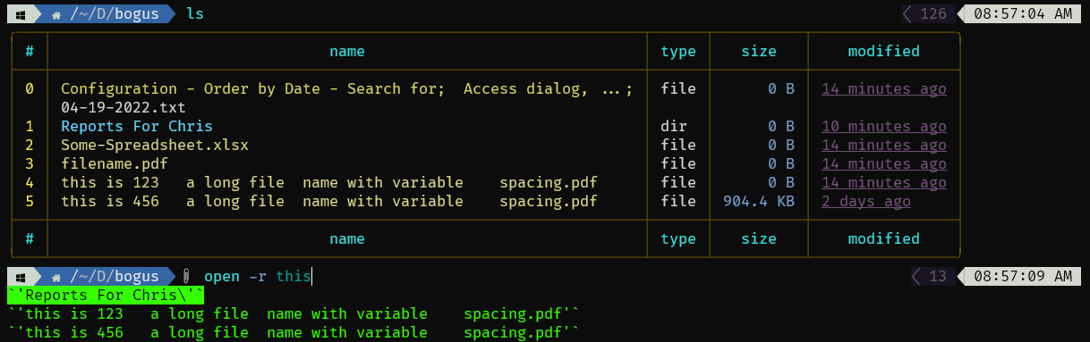 Windows completion of file names with quotes leads to double quoting ...