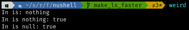 $in is nothing and null (and apparently not nothing) at the same time ...