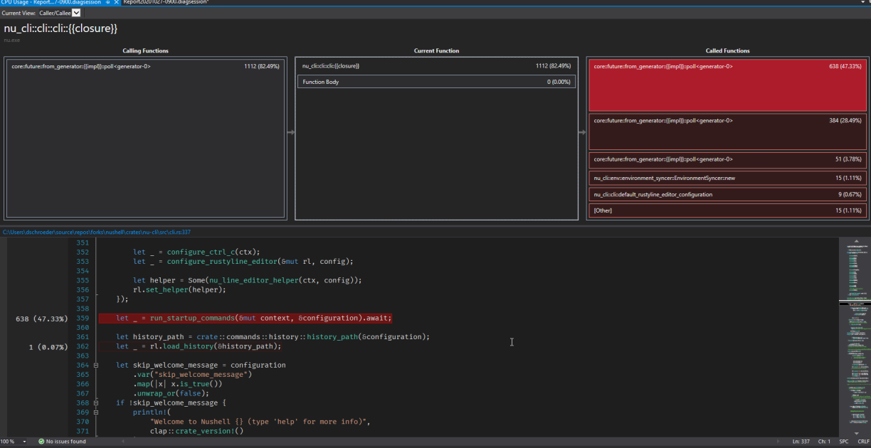 Slowness associated with PR #2706 · Issue #2707 · nushell/nushell · GitHub