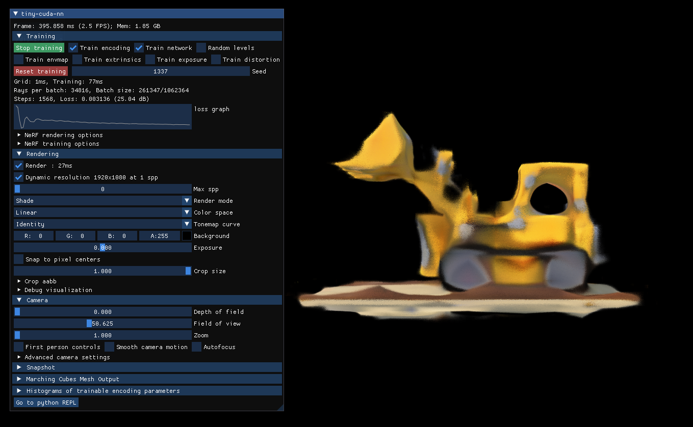 Training nerf with less levels · Issue #140 · NVlabs/instant-ngp · GitHub