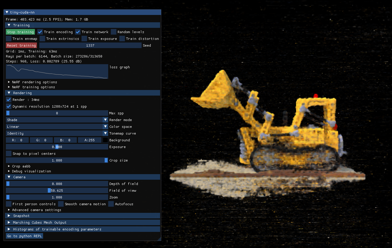 Training nerf with less levels · Issue #140 · NVlabs/instant-ngp · GitHub