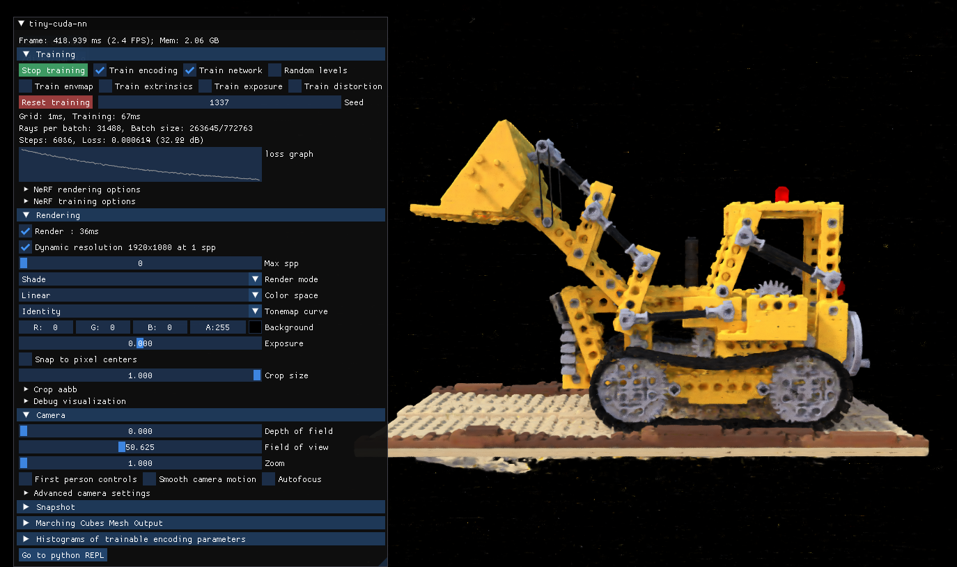 Training nerf with less levels · Issue #140 · NVlabs/instant-ngp · GitHub