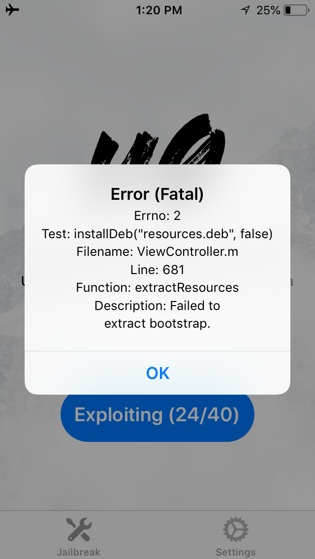 Bootstrap error but cydia still functional · Issue #248 · pwn20wndstuff ...